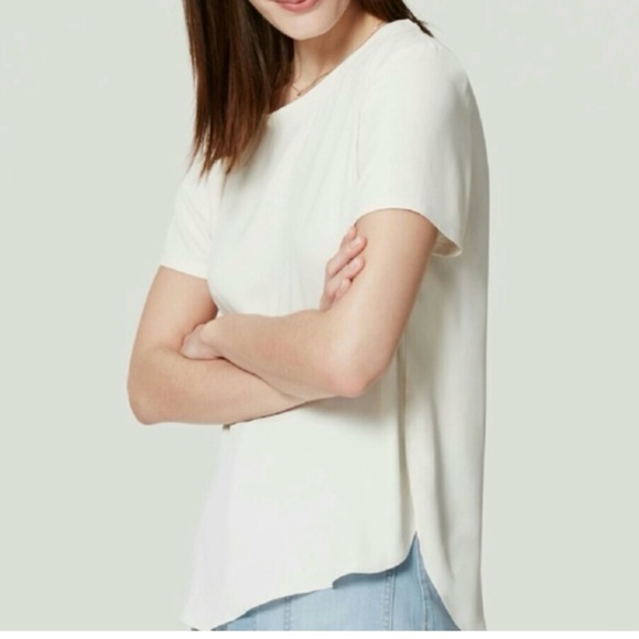 LOFT Ann Taylor Cream Blouse - Picture 4 of 5